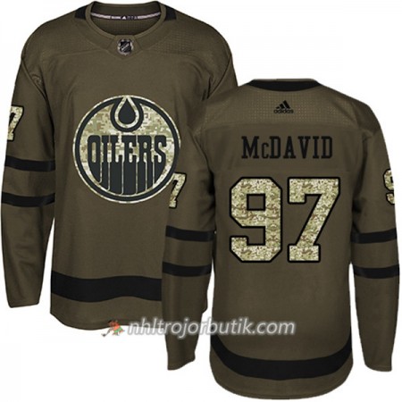 Män Ishockey Edmonton Oilers Tröja Connor McDavid 97 Adidas 2017-2018 Camo Grön Authentic Män Ishockey Edmonton Oilers Tröja Connor McDavid 97 Adidas 2017-2018 Camo Grön Authentic